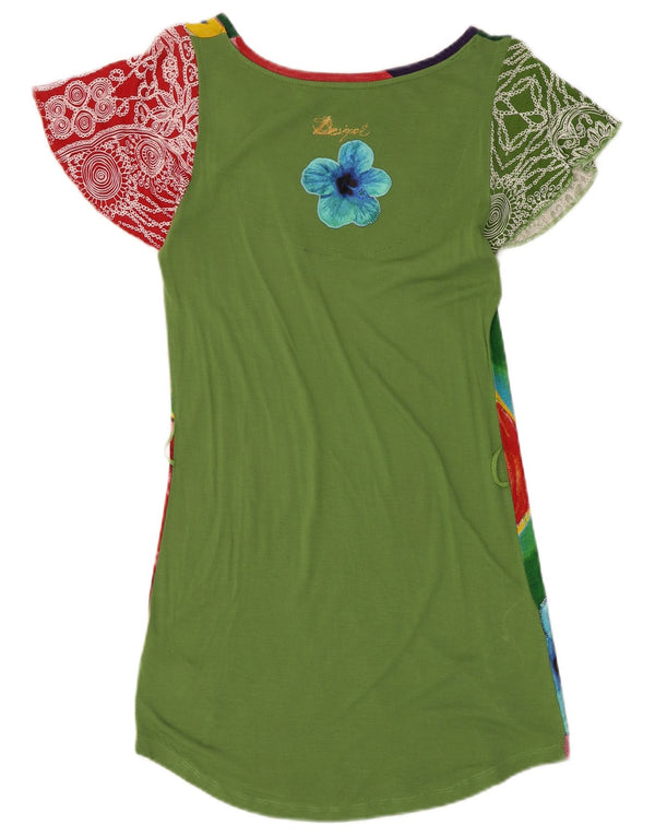 Rochie tunică grafică Desigual pentru femei UK 8 Mic Multicolor Paisley