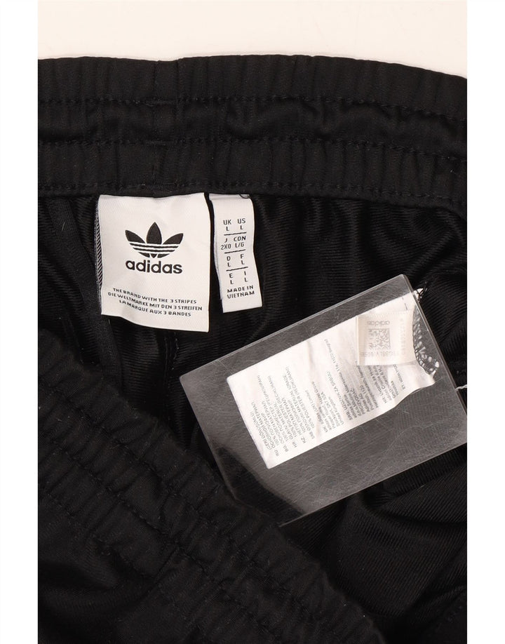 ADIDAS Mens Tracksuit Trousers Large  Black Polyester Vintage Adidas and Second-Hand Adidas from Messina Hembry 
