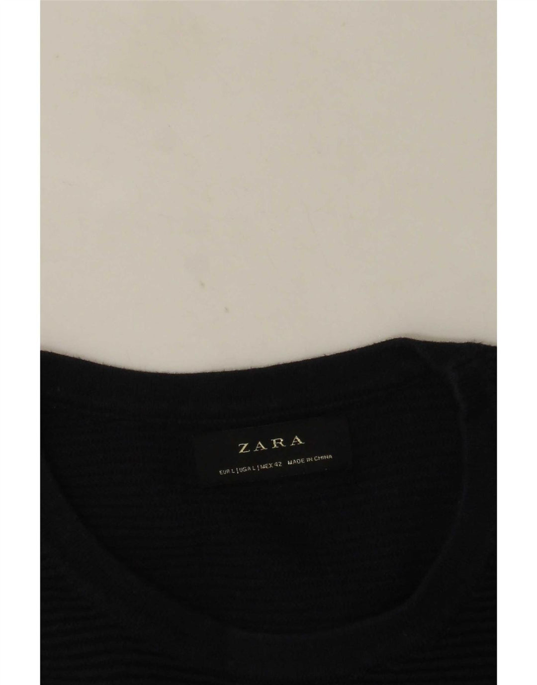 Pulover pentru bărbați Zara, cu decolteu, mare, bleumarin