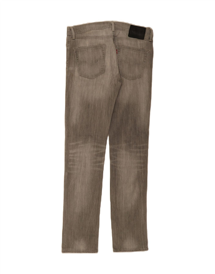 LEVI'S Mens Distressed Slim Jeans W32 L34 Grey Cotton Vintage Levi's and Second-Hand Levi's from Messina Hembry 
