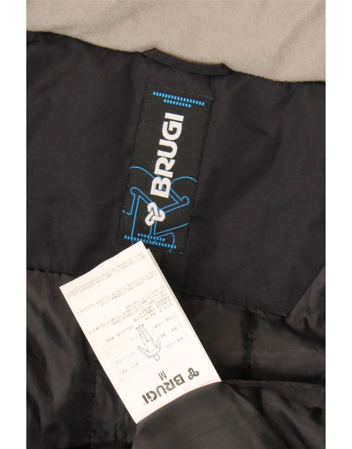 Jachetă căptușită pentru bărbați Brugi UK 38 Medium Black Poliamidă