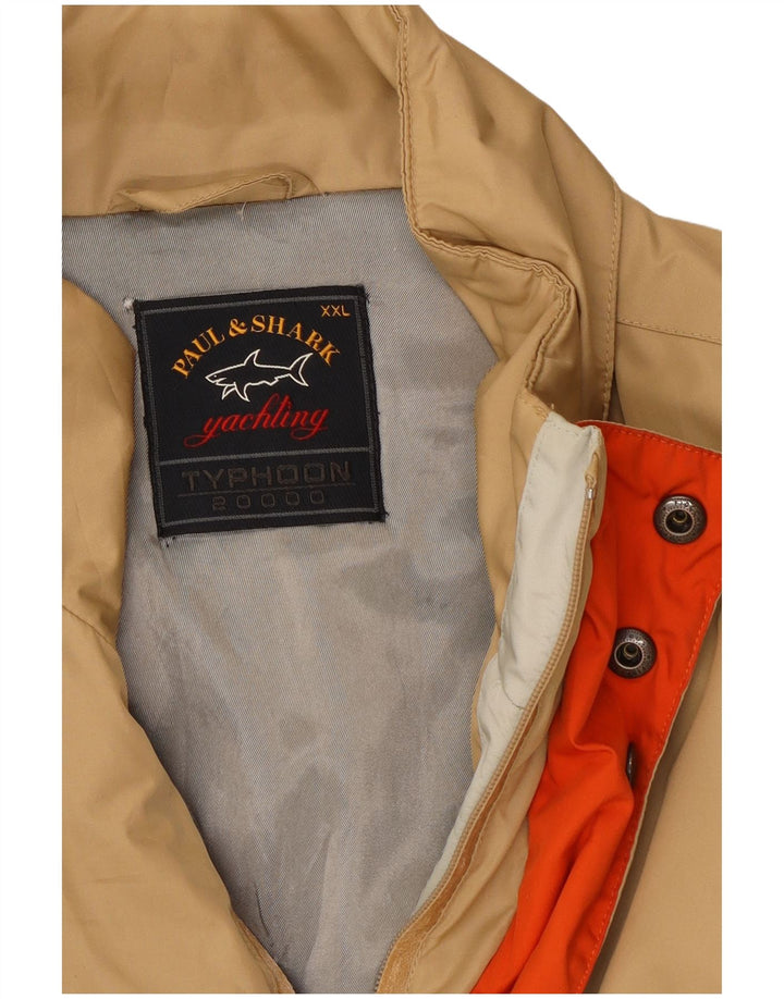 Jachetă căptușită pentru bărbați Paul & Shark UK 44 2XL Bej Poliester