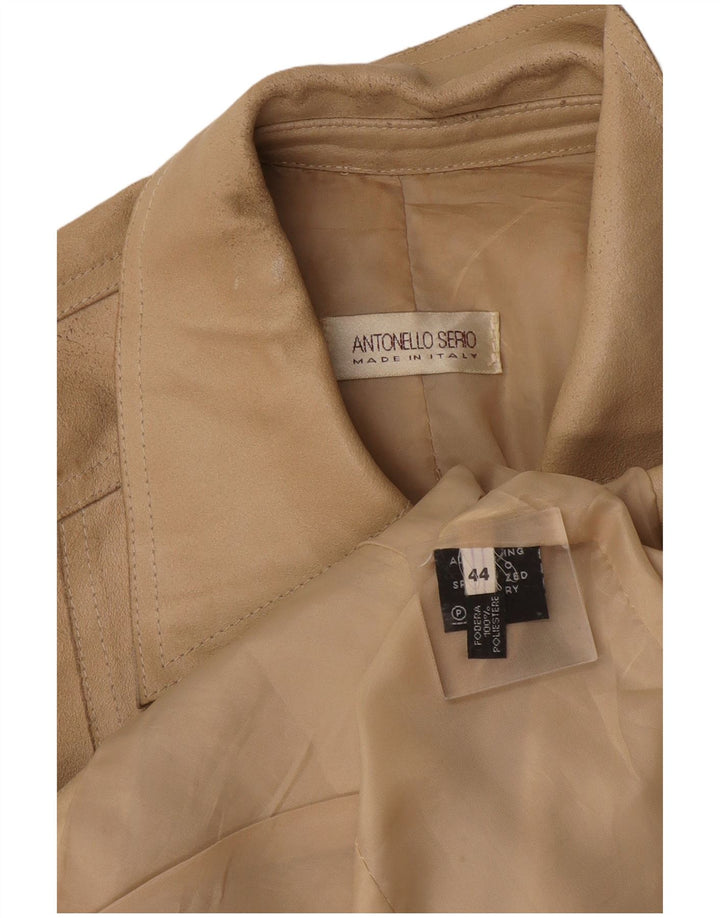 Geacă de piele Antonello Serio pentru femei IT 44 Medium Beige Piele