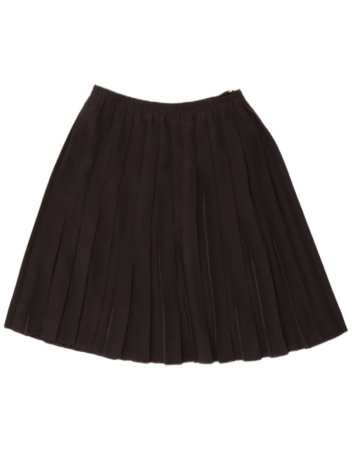 Fusta plisată vintage pentru femei EU 42 Large W34 Poliester negru