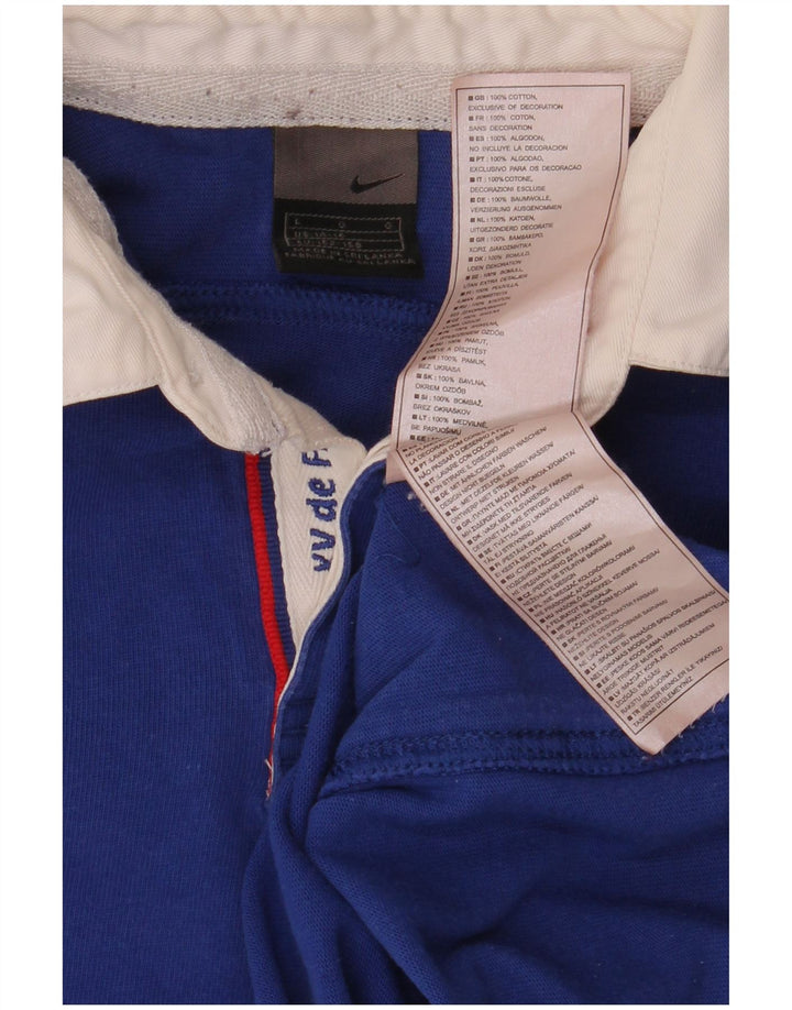 Tricou polo NIKE Rugby pentru băieți 12-13 ani mare albastru