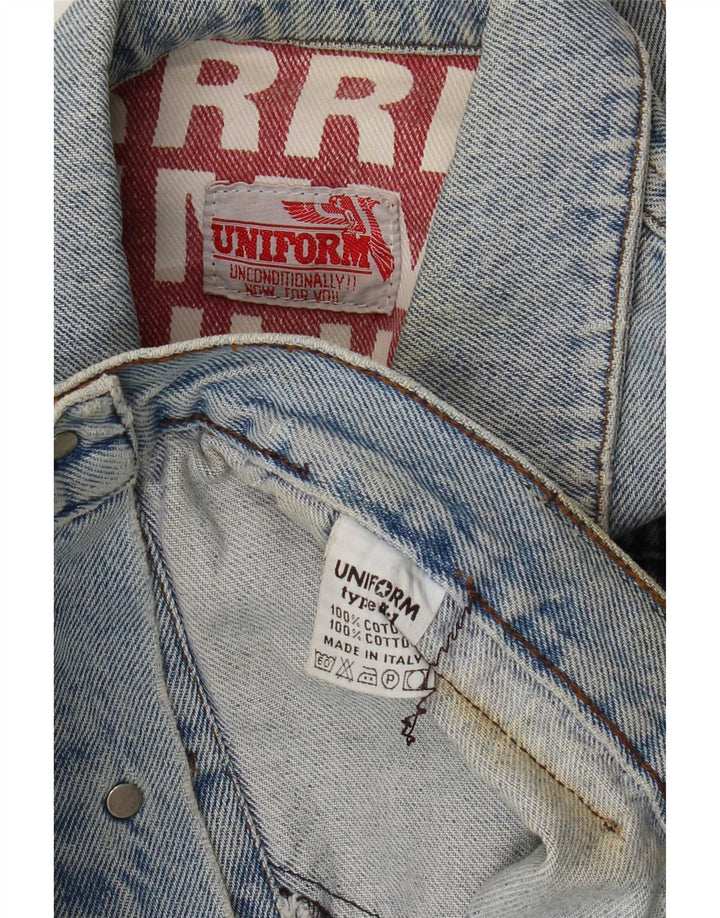Uniformă Băieți Jachetă Denim 7-8 Ani Bumbac Albastru
