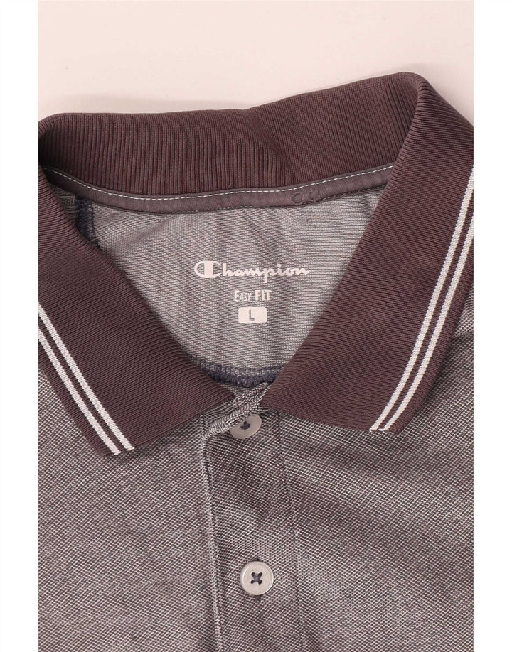 Tricou polo pentru bărbați Champion Easy Fit, mare, gri