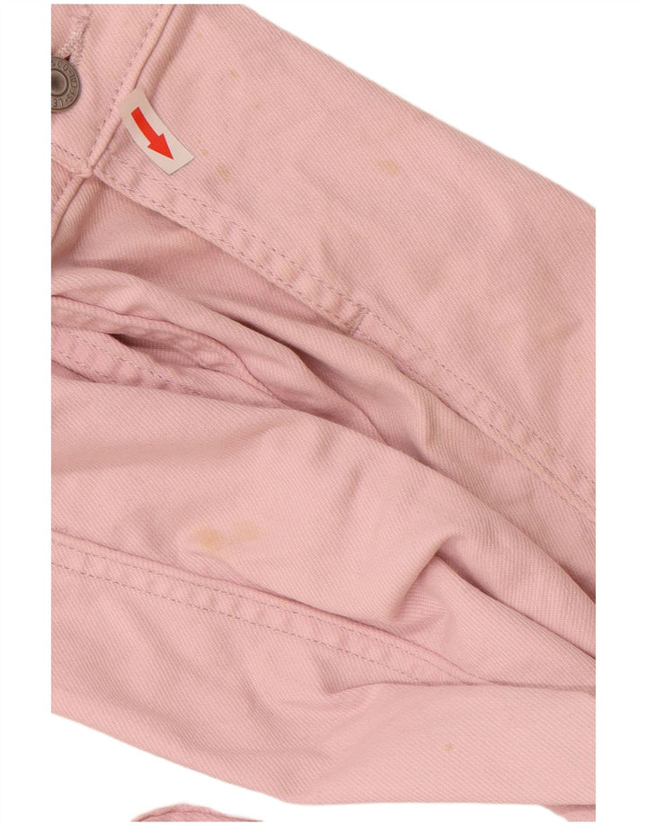 Jachetă de blugi Levi's pentru femei UK 18 XL, bumbac roz