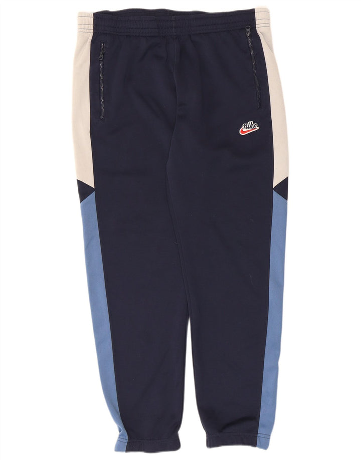 Pantaloni de trening pentru bărbați Nike Pantaloni de jogging Mici, bleumarin, poliester color bloc