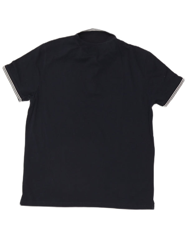 Tricou polo pentru bărbați Champion Easy Fit 2XL, bumbac bleumarin