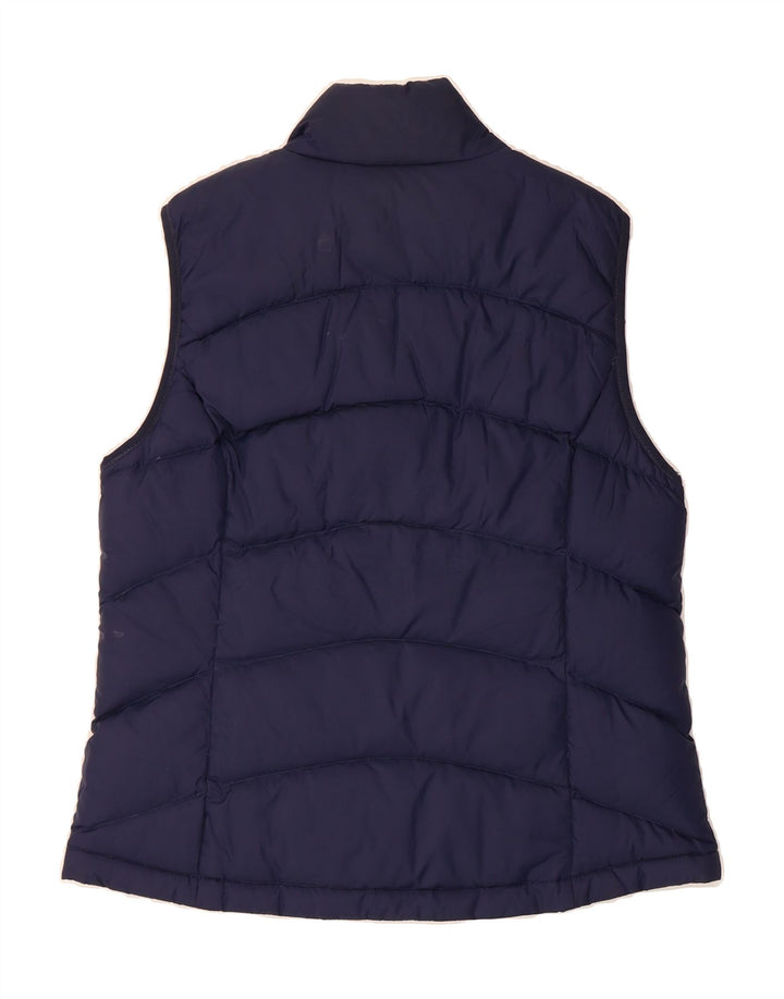 L.L.BEAN Womens Padded Gilet UK 14 Medium Navy Blue Nylon Vintage L.L.Bean and Second-Hand L.L.Bean from Messina Hembry 