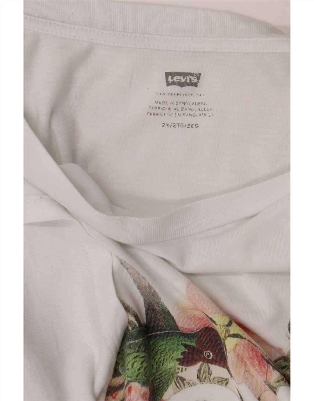 Tricou grafic pentru bărbați Levi's Top 2XL Alb