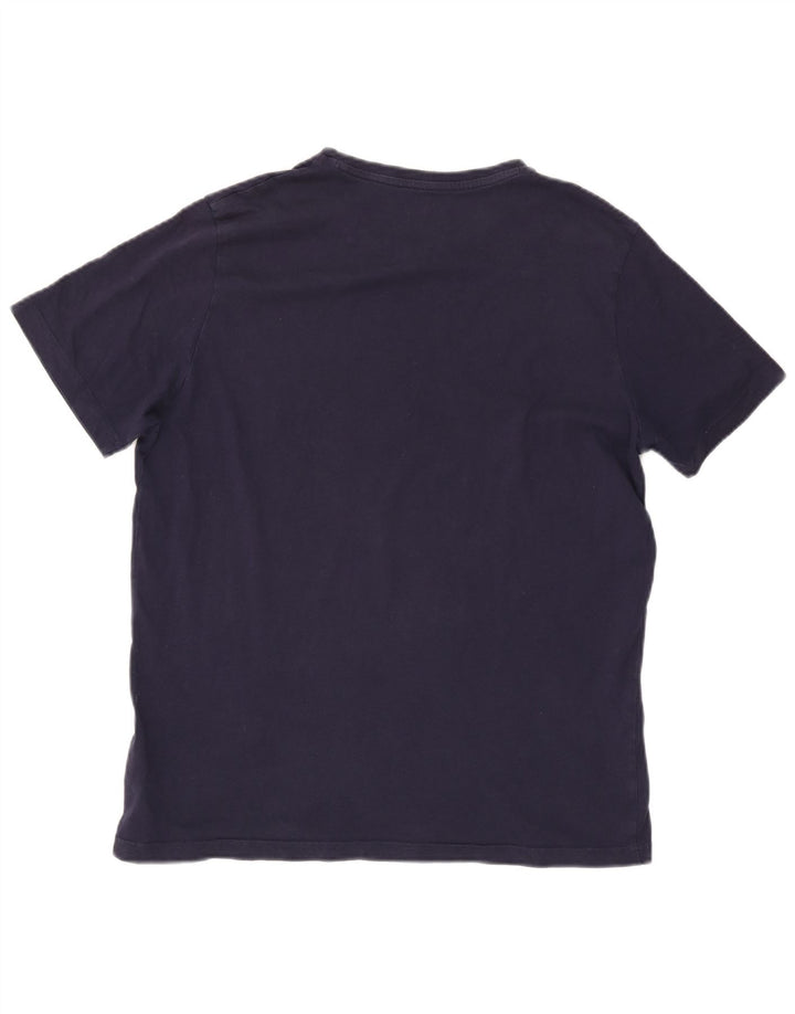 Tricou grafic Puma pentru bărbați Top mare din bumbac bleumarin