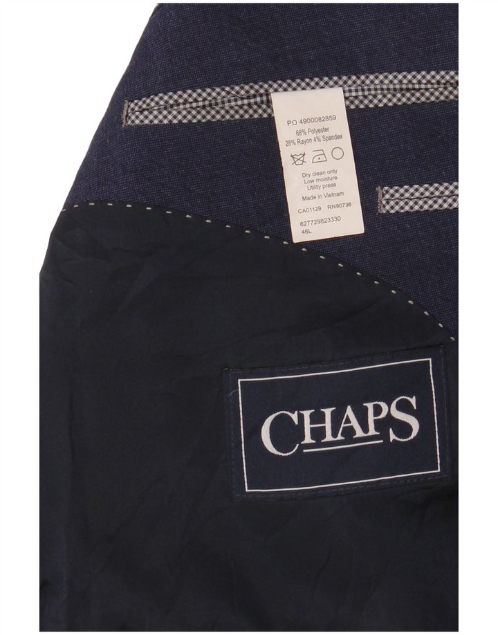 Jachetă pentru bărbați CHAPS cu 2 nasturi, UK 46 3XL, poliester bleumarin