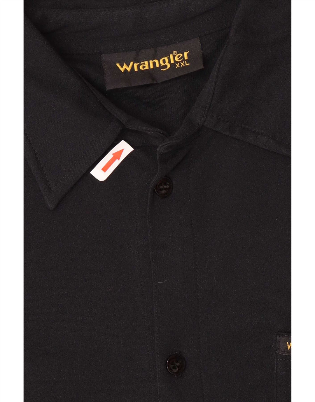 Cămașă cu mânecă scurtă pentru bărbați Wrangler 2XL poliamidă neagră
