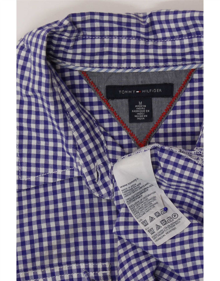Cămașă Tommy Hilfiger pentru femei UK 12 Medium Blue Gingham Bumbac