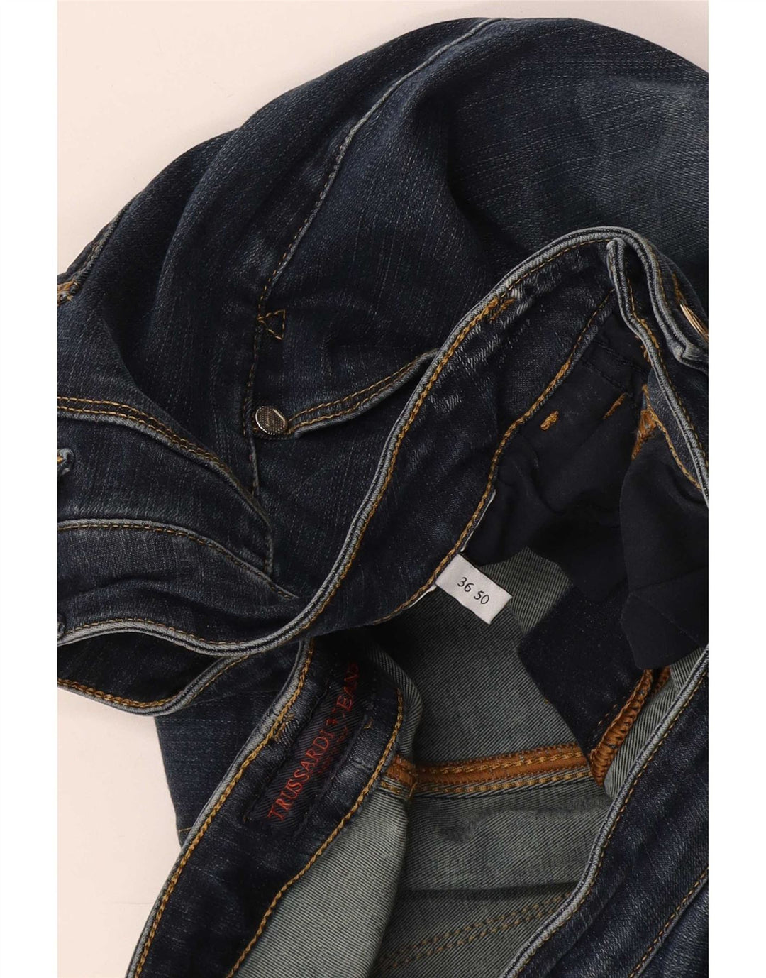 Blugi trussardi pentru bărbați W36 L24 albastru