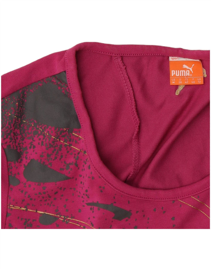 Tricou cu grafic Puma pentru femei Top UK 12 Medium Pink