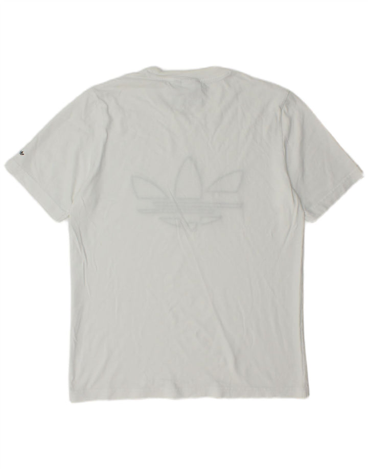 Tricou grafic ADIDAS pentru bărbați Top mic alb