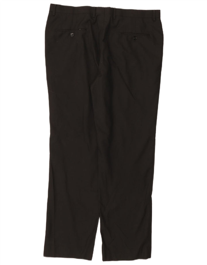 TOMMY HILFIGER Pantaloni drepți pentru bărbați L40 L31 Poliester negru