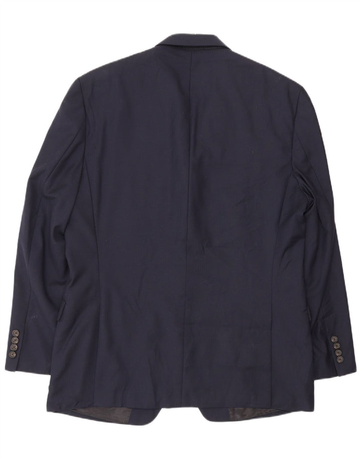 Jachetă pentru bărbați Ralph Lauren, cu 2 nasturi, UK 42, mare, albastru, lână, clasică