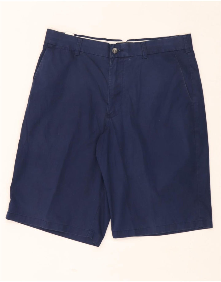 Pantaloni scurți chino pentru bărbați Marks & Spencer W34, mare, albastru, bumbac