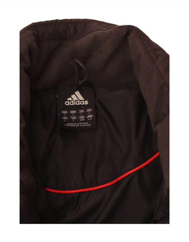 Jachetă căptușită pentru bărbați Adidas UK 40 Poliester negru mare