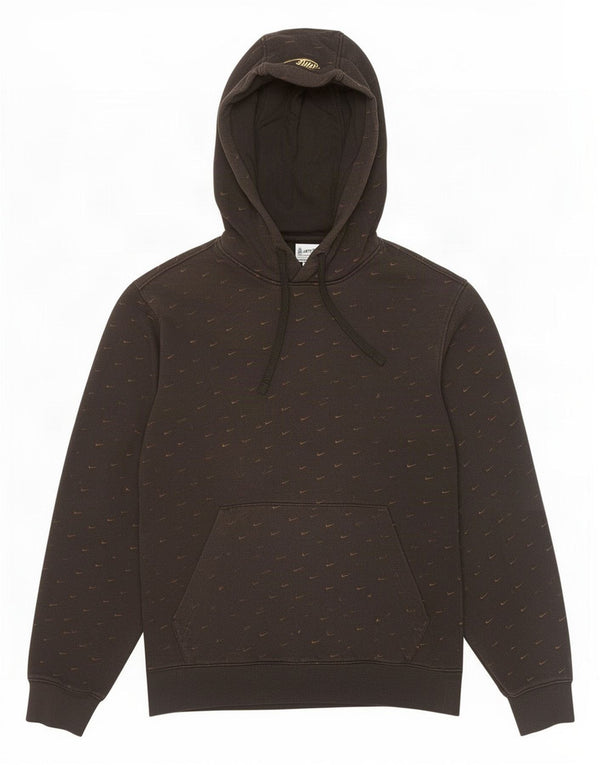 Pulover Nike Grafic pentru bărbați, bumbac mediu negru