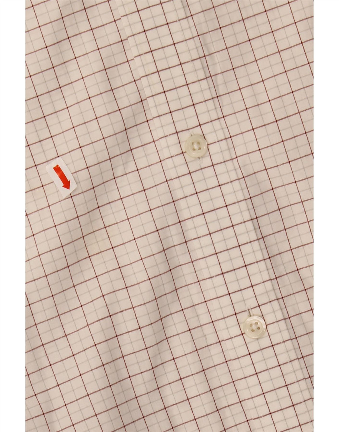 Cămașă subțire pentru bărbați J. CREW Mărimea 17 1/2 XL Bumbac alb cu carouri