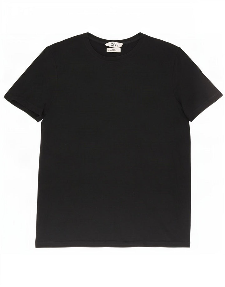 Cos Tricou obișnuit pentru bărbați Top mare din bumbac negru