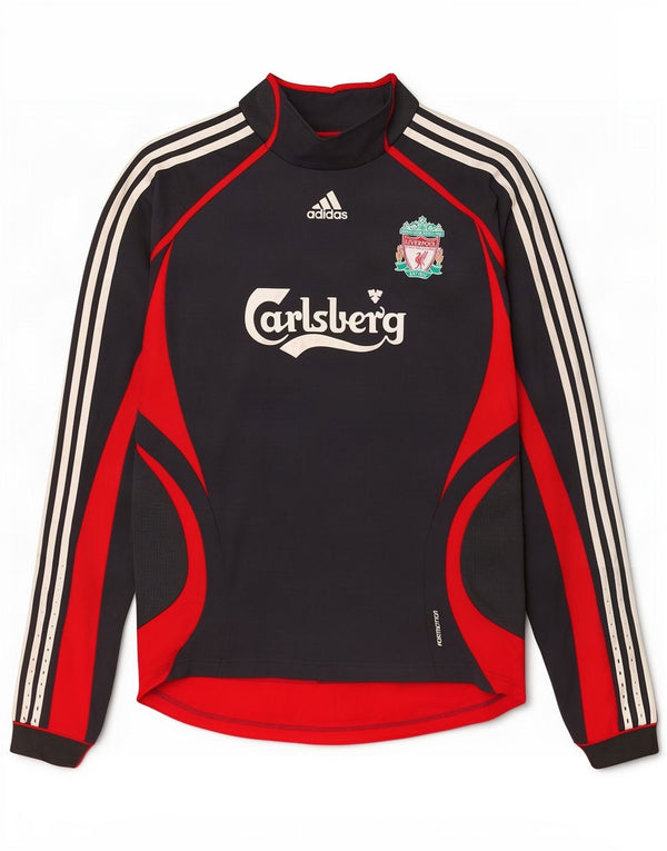 Adidas bărbați Liverpool Graphic Top cu mânecă lungă Marea Britanie 44/46 mare bleumarin