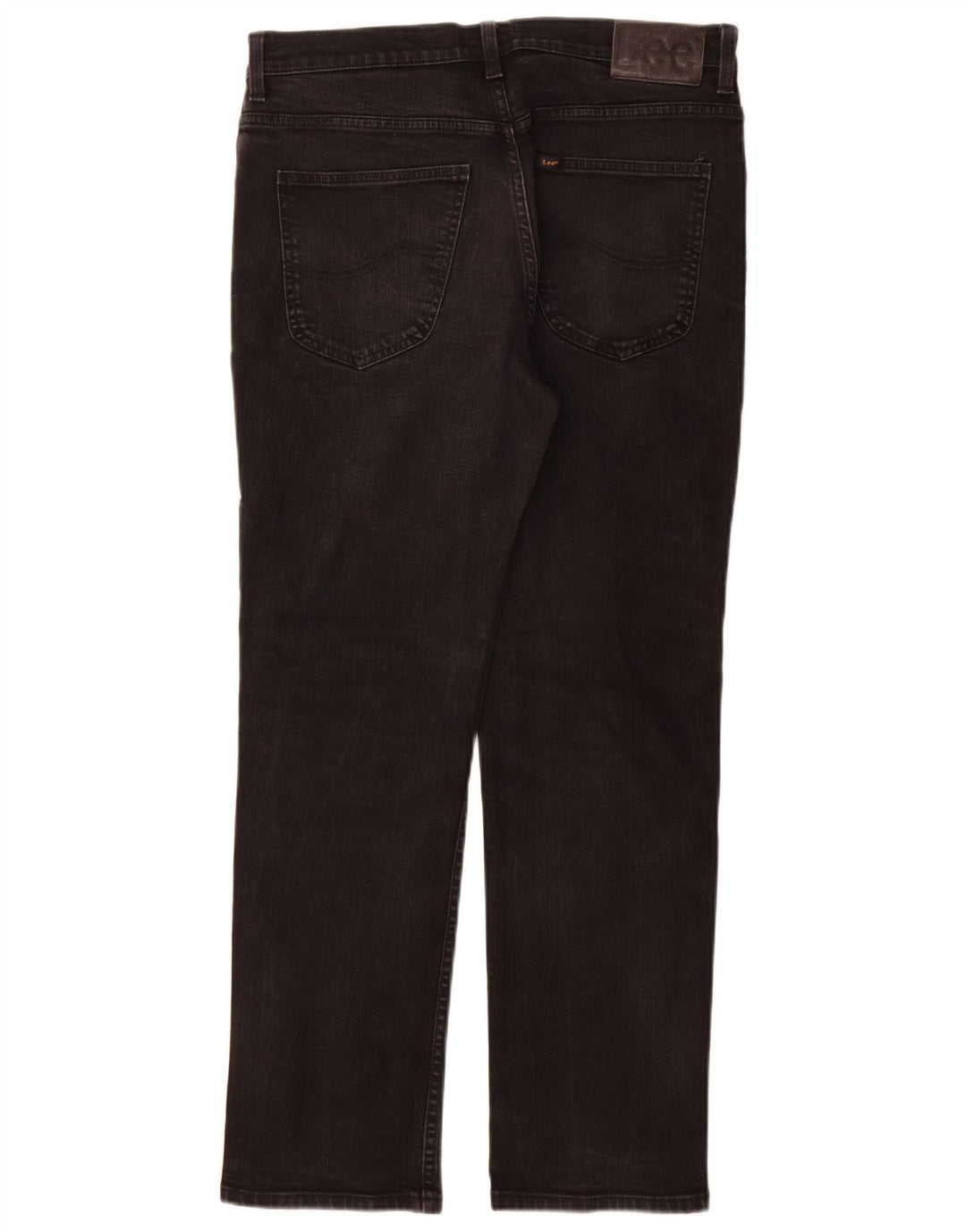Blugi Lee Brooklyn Straight pentru bărbați W34 L30, bumbac negru