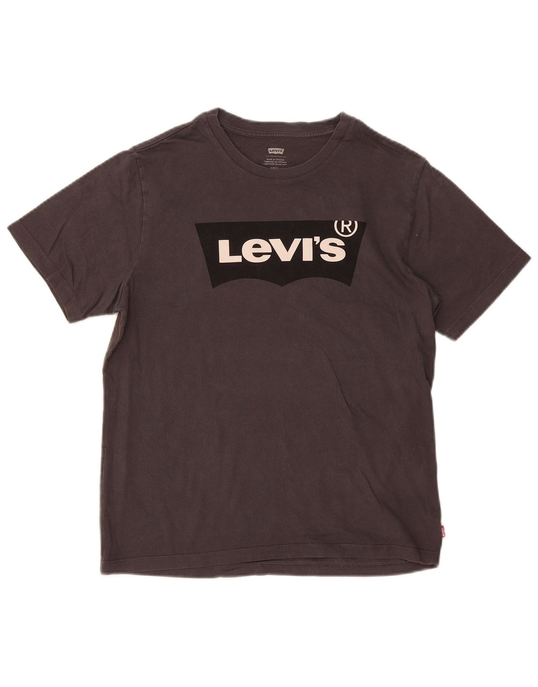 Tricou grafic pentru bărbați Levi's Top mic, gri, bumbac