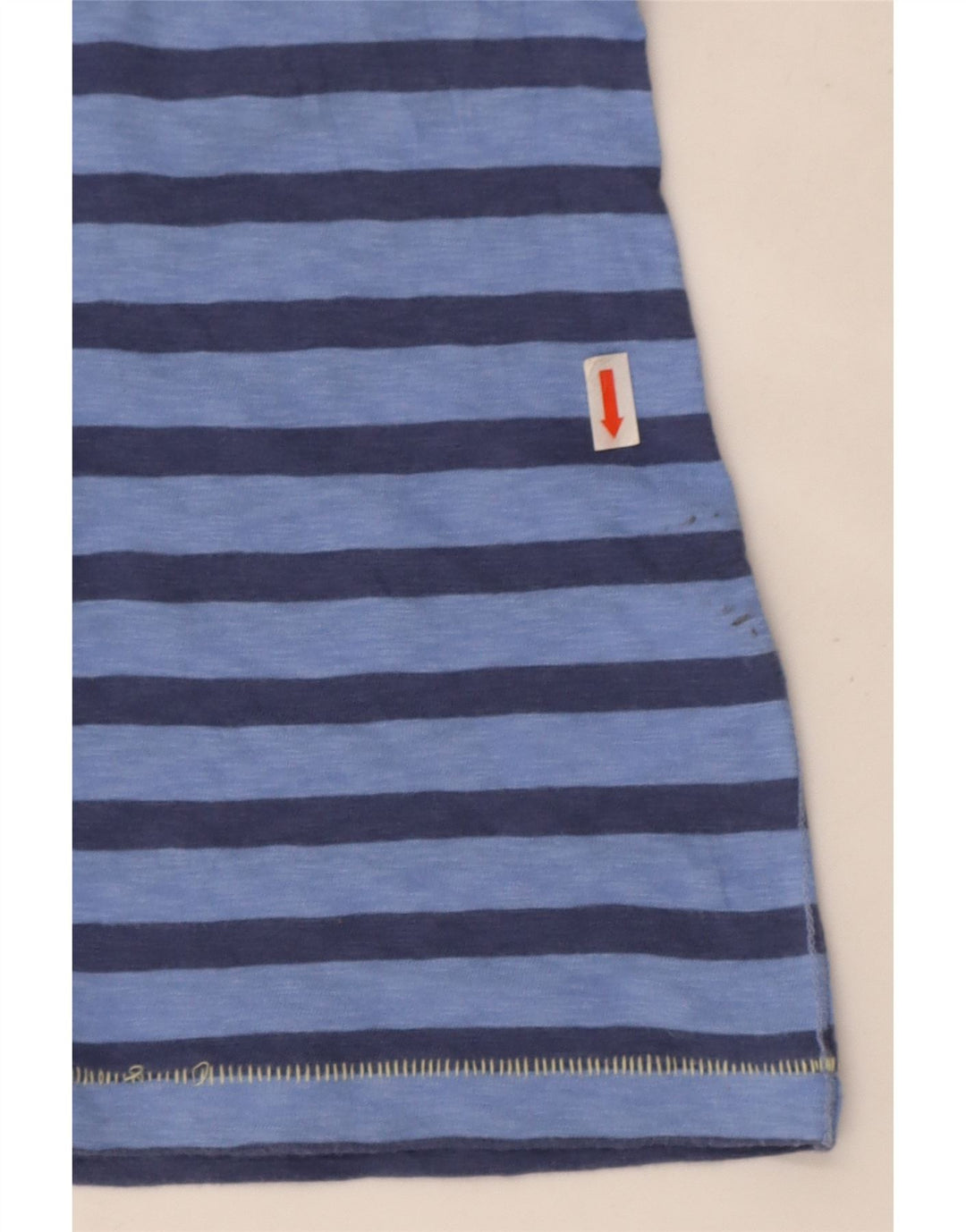 White Stuff Tricou pentru femei Top UK 12 Medium Blue Striped Bumbac