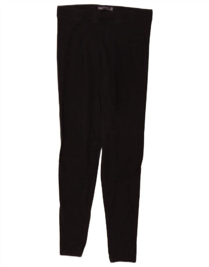 Leggings pentru femei Marks & Spencer UK 8 mic bumbac negru
