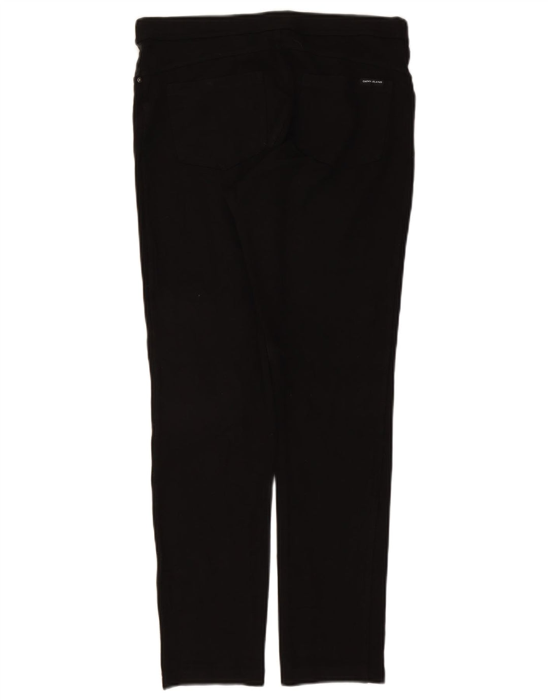 Dkny Pantaloni casual subțiri pentru femei L30 L27 Viscoză neagră