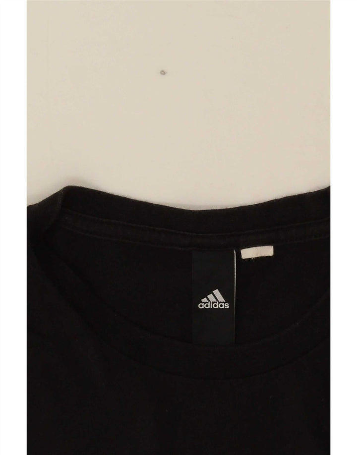 Tricou grafic pentru bărbați Adidas Top Mic Negru