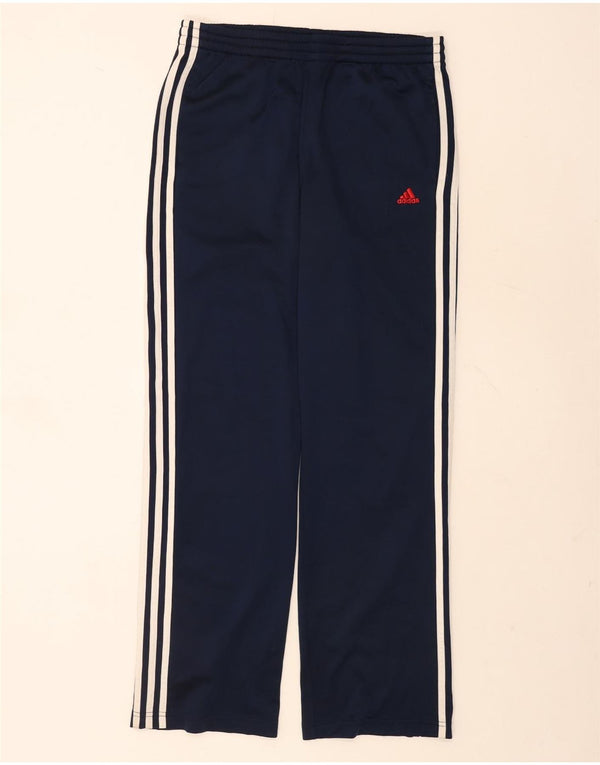 Pantaloni de trening Adidas pentru băieți 15-16 ani poliester bleumarin