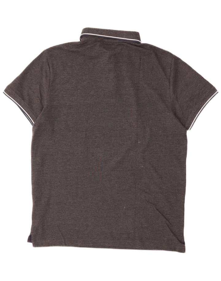 JACK WILLS Tricou polo pentru bărbați, bumbac gri mare