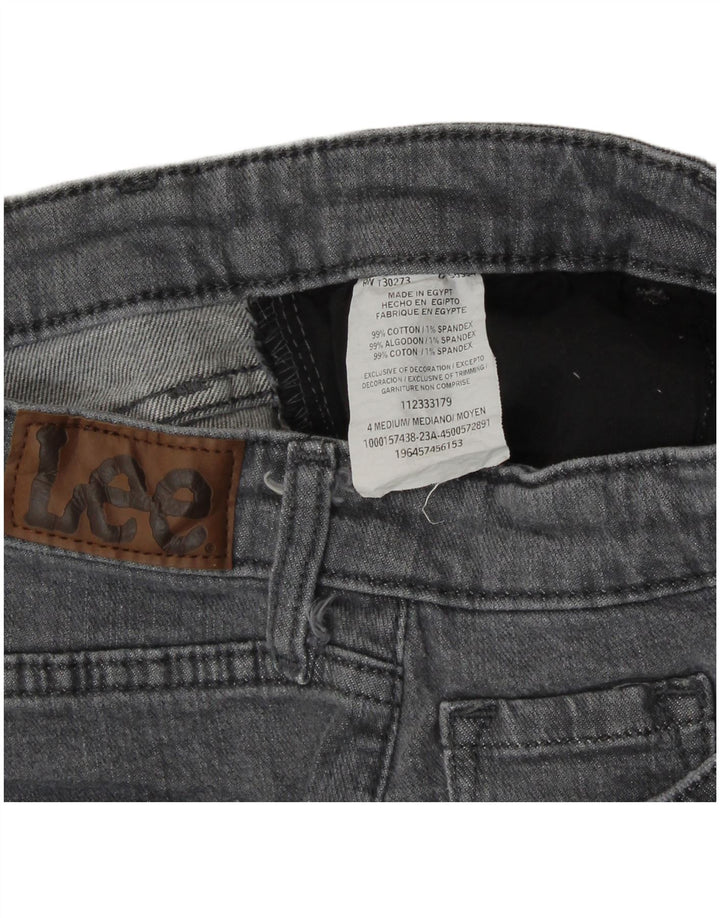 Pantaloni scurți din denim învechit pentru femei Lee US 4 Small W27 bumbac gri