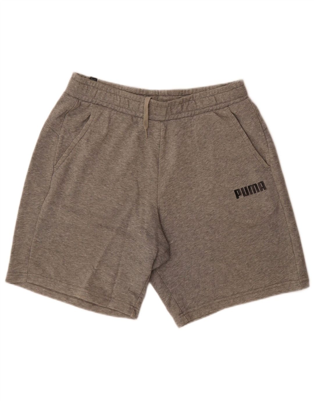 Pantaloni scurți sport Puma pentru bărbați, bumbac cu pete gri medii