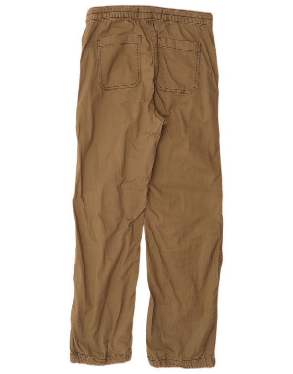 Pantaloni Hollister pentru femei Baggy Relaxed Fit Small W26 L29 Kaki Bumbac