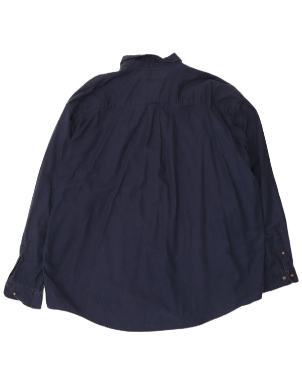 Cămașă pentru bărbați Eddie Bauer 3XL bumbac bleumarin