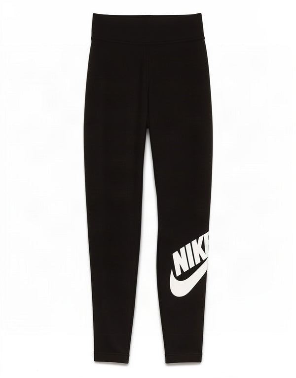 Leggings grafic Nike pentru femei UK 4 XS bumbac negru