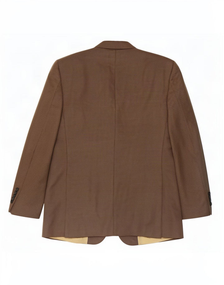 Blazer pentru bărbați Douglas cu 3 nasturi UK 42 XL Lână maro