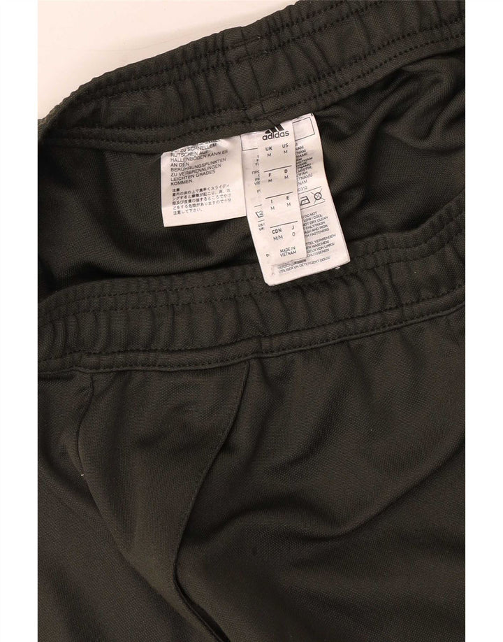 Pantaloni de trening Adidas pentru bărbați Manchester United, poliester mediu kaki