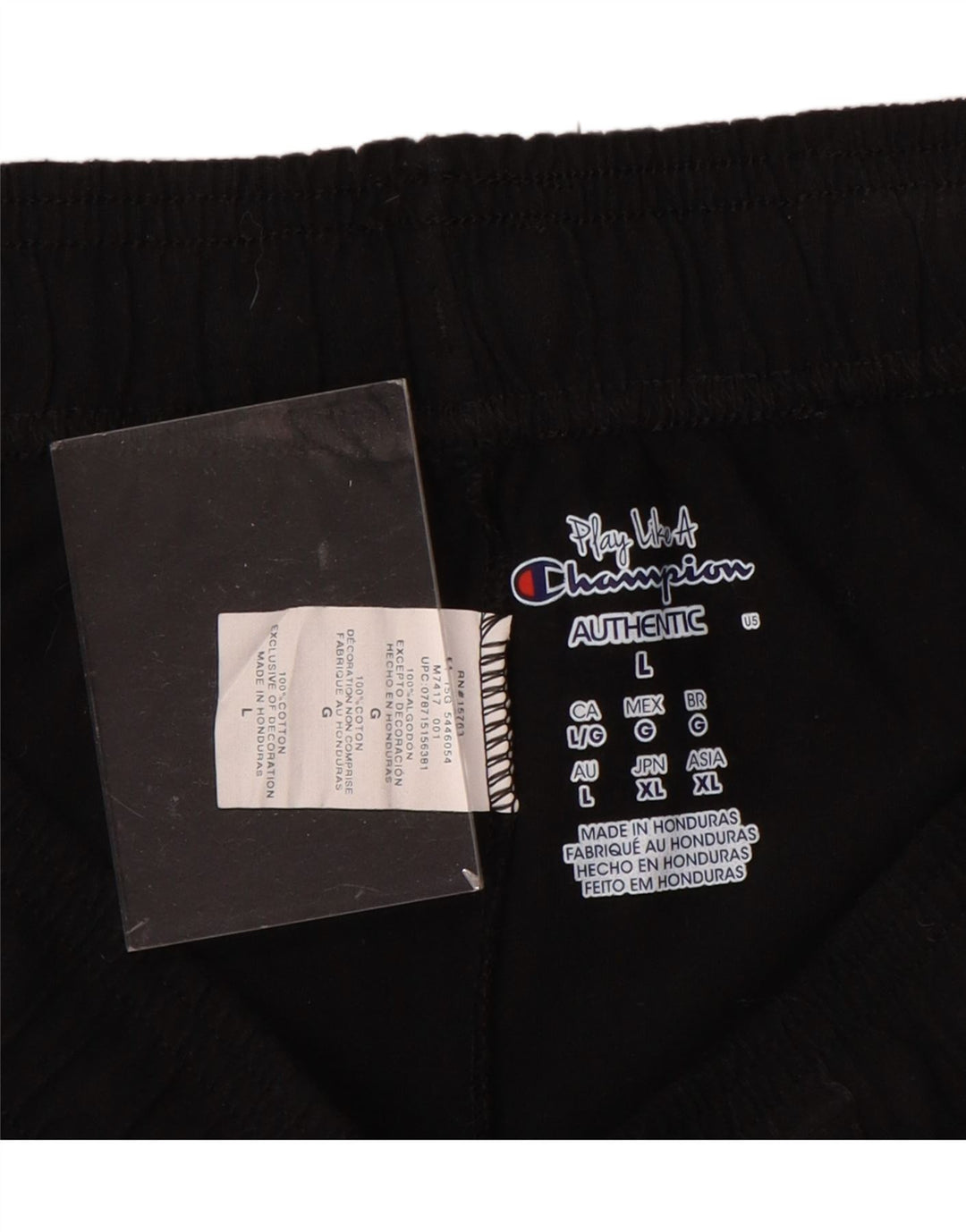 Pantaloni scurți sport CHAMPION pentru femei UK 16, mari, negru, bumbac