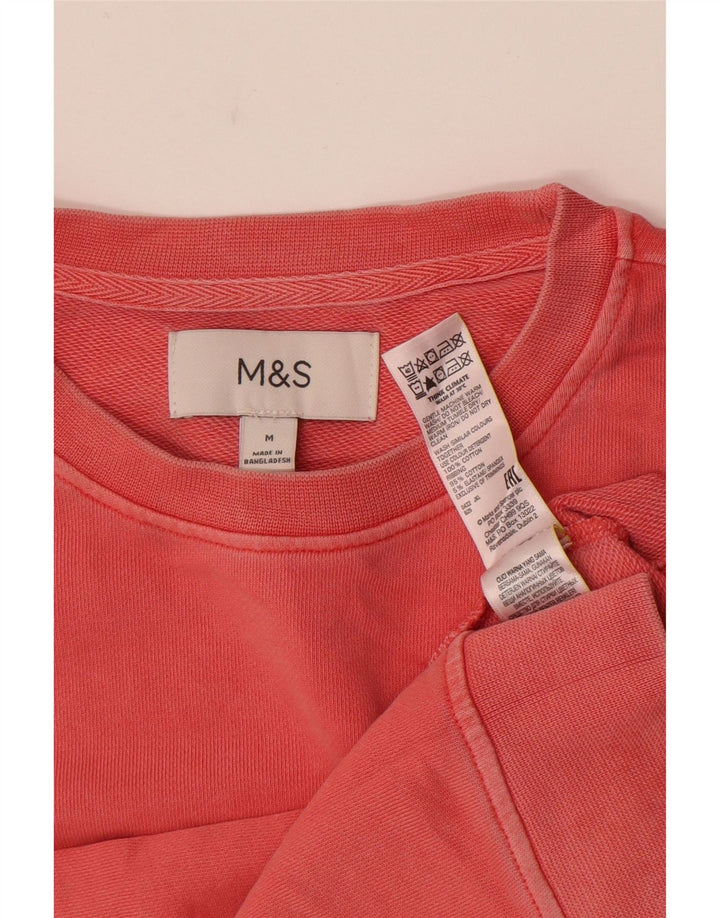 Pulover pentru bărbați Marks & Spencer, bumbac roz mediu