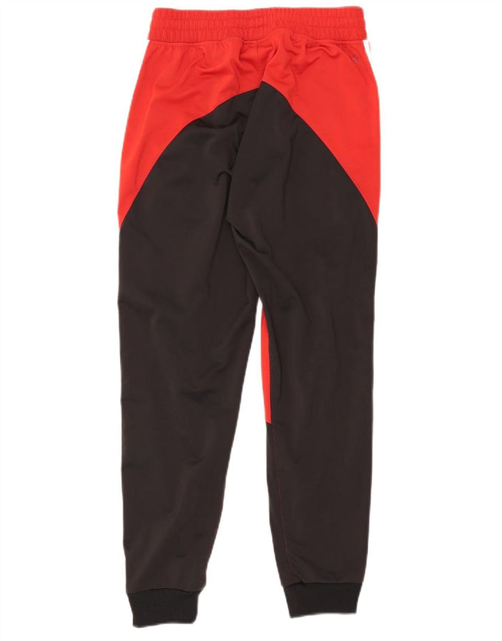 Pantaloni de trening Adidas pentru bărbați, roșu, poliester color bloc