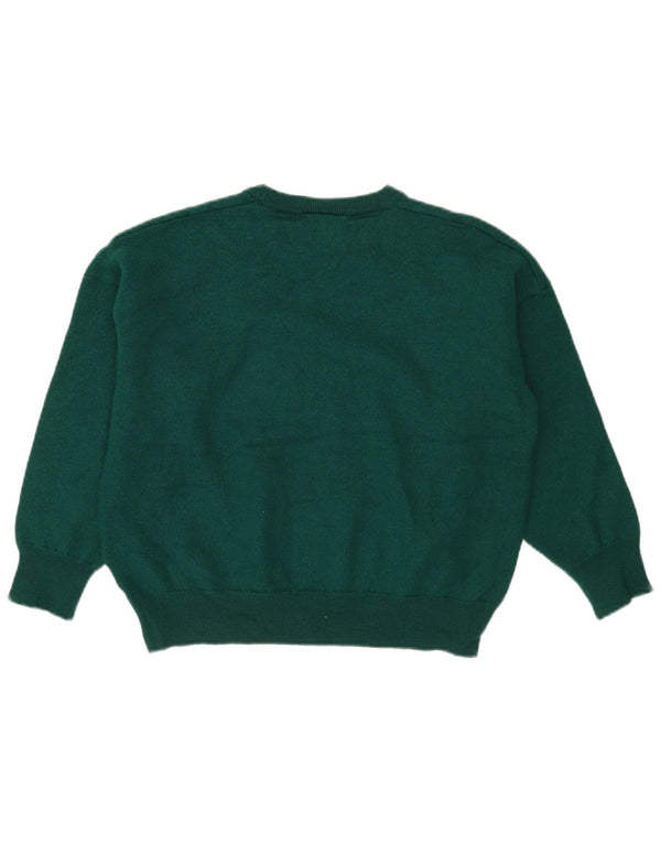 Pulover Lacoste pentru bărbați cu gât crew, mărime 7 2XL verde lână nouă